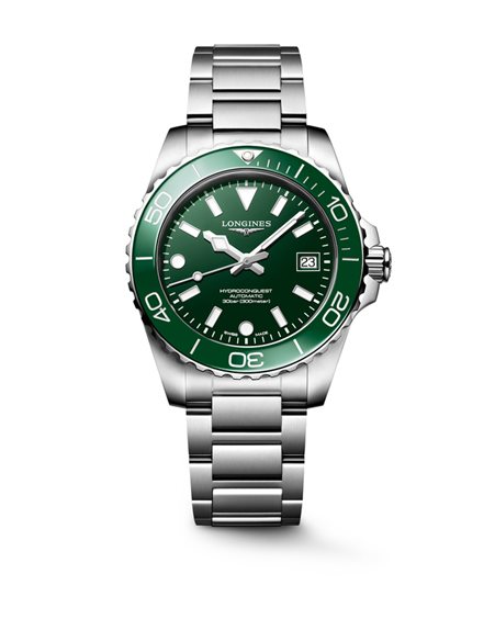 Orologio Longines Uomo Hydroconquest Ceramic in Acciaio L37794066 - L37794066
